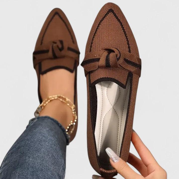 Brown Orthopedic Loafers for Women UK – Smart Casual Office Wear Evening