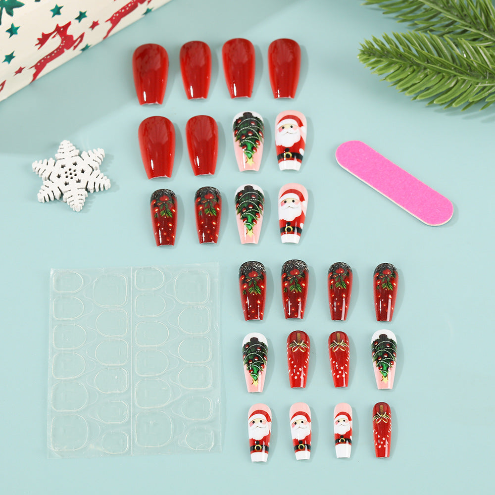 Christmas Art Nails – Gift, Festive Manicure
