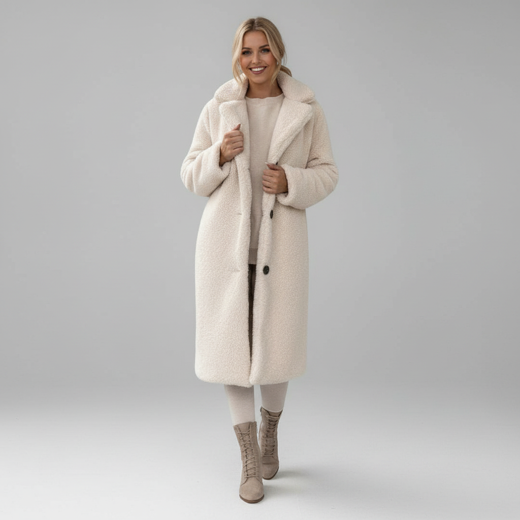 Cozy Teddy Winter Coat for Women | Soft Fleece Material | Casual Style | Warm Outerwear for Cold Weather