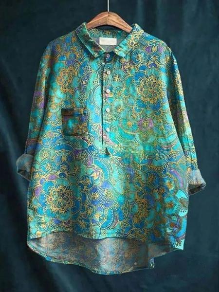 Floral Blouse for Women UK – Smart Casual Office Brunch Holiday Wear
