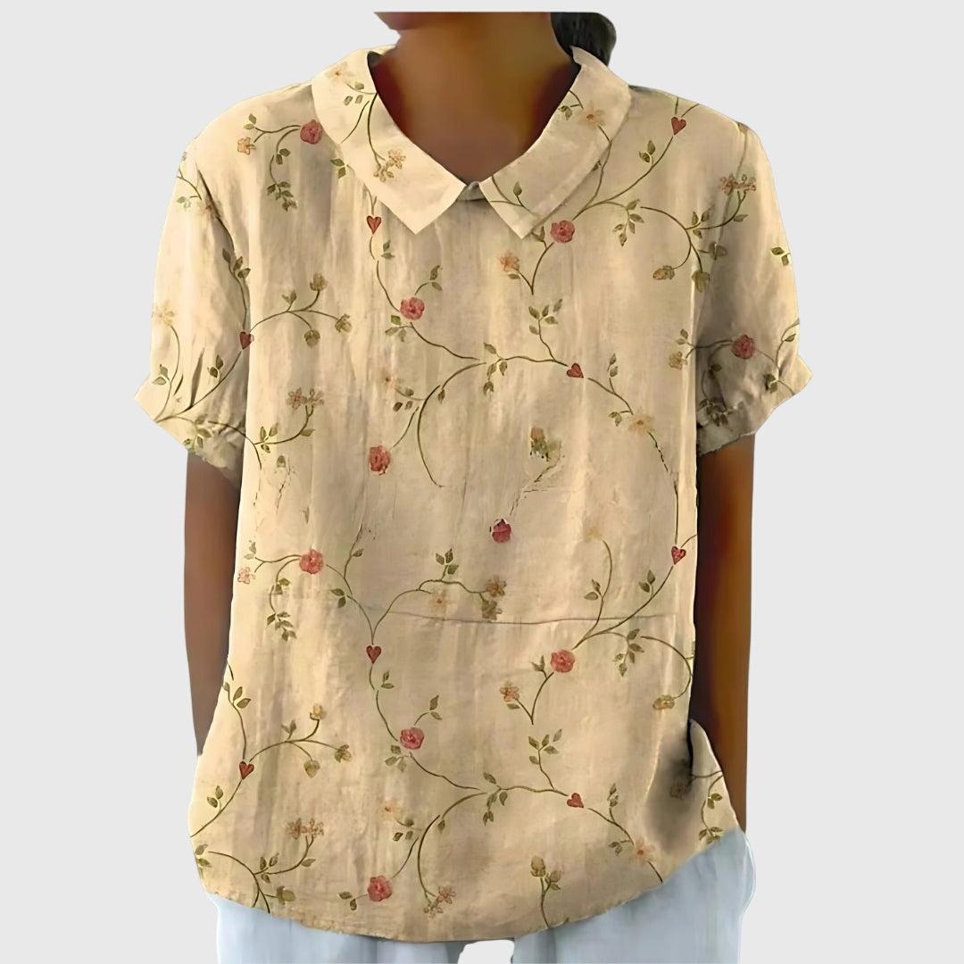 Floral Blouse for Women UK – Smart Casual Office Brunch Holiday Wear