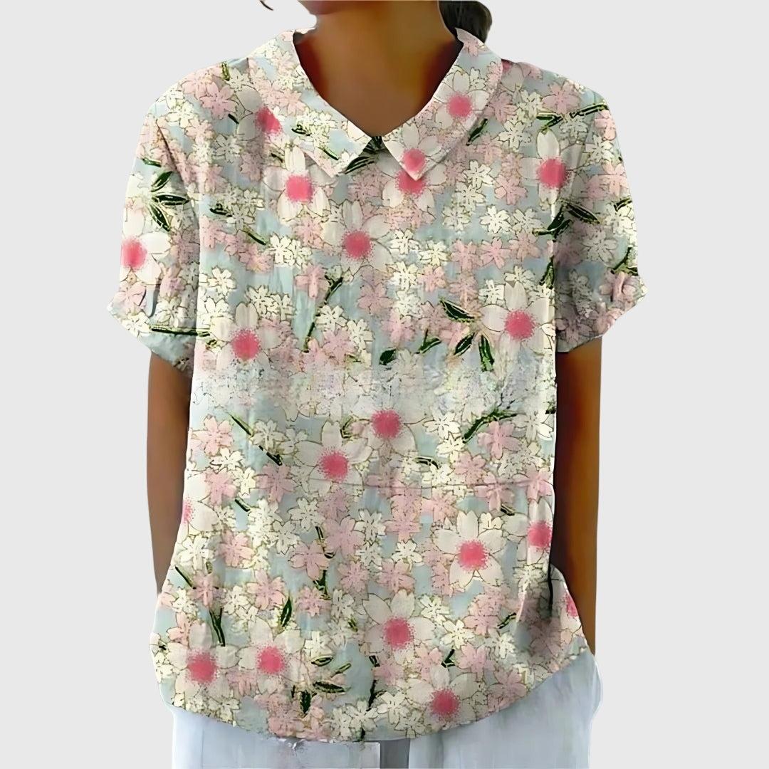Floral Blouse for Women UK – Smart Casual Office Brunch Holiday Wear