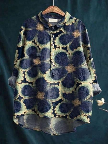 Floral Blouse for Women UK – Smart Casual Office Brunch Holiday Wear
