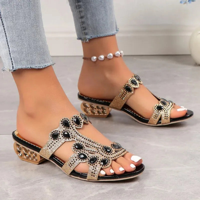 Glamour Stylish Sandals Women UK – Evening Holiday Wear, Smart Casual Footwear