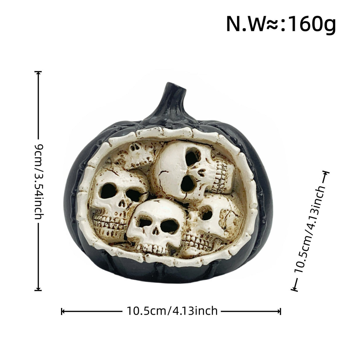 Halloween Pumpkin Decoration Figure – Festive Home Decor, Party Accent