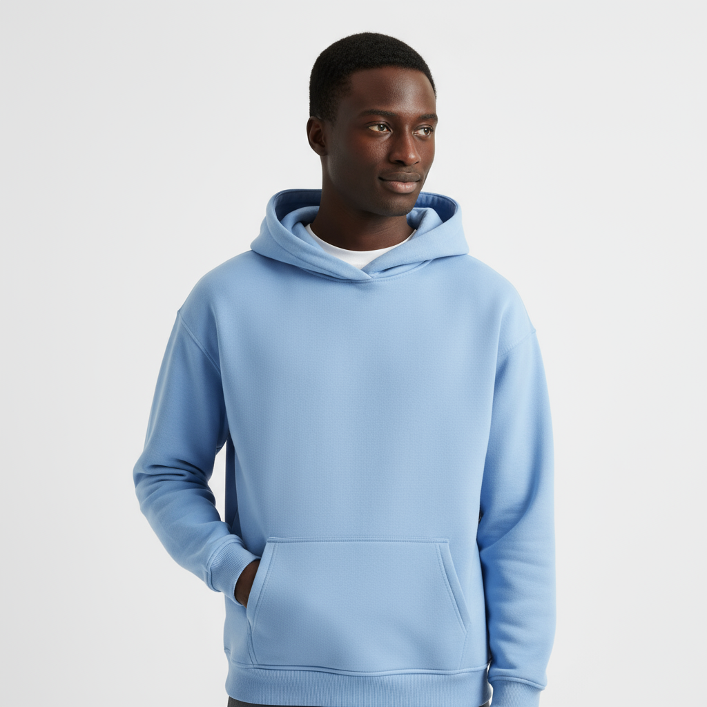Heavyweight Cotton Men's Hoodie | Essential Casual Wear for Comfort and Warmth | Ideal for Everyday Use