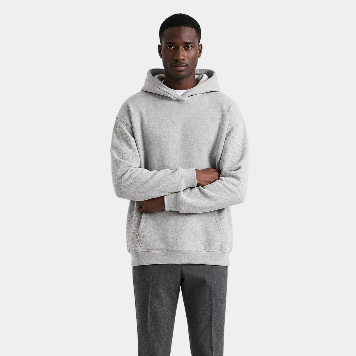 Heavyweight Cotton Men's Hoodie | Essential Casual Wear for Comfort and Warmth | Ideal for Everyday Use