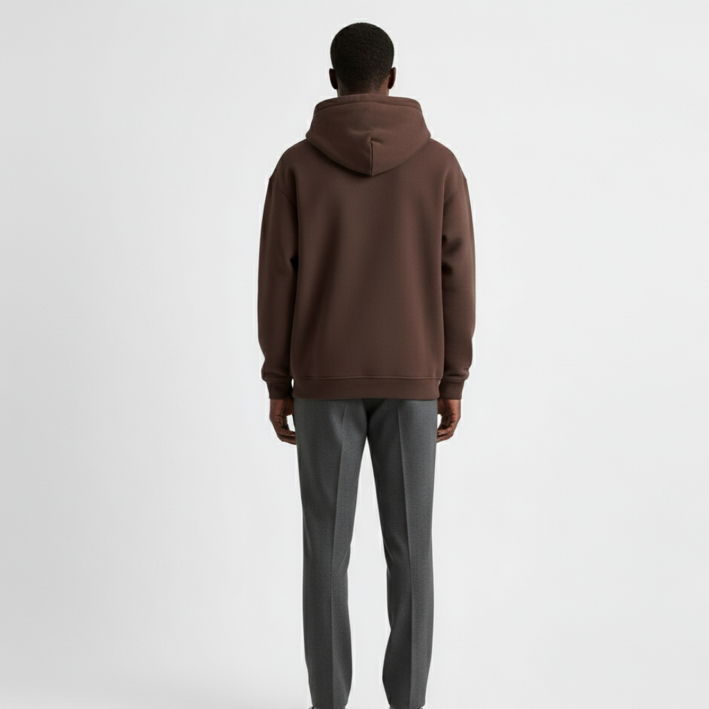 Heavyweight Cotton Men's Hoodie | Essential Casual Wear for Comfort and Warmth | Ideal for Everyday Use