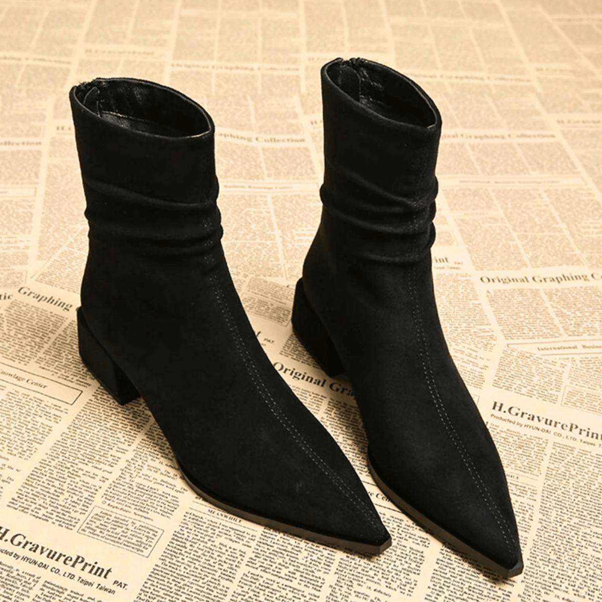 Leather Ankle Boot - Chic Casual Footwear for Everyday Use