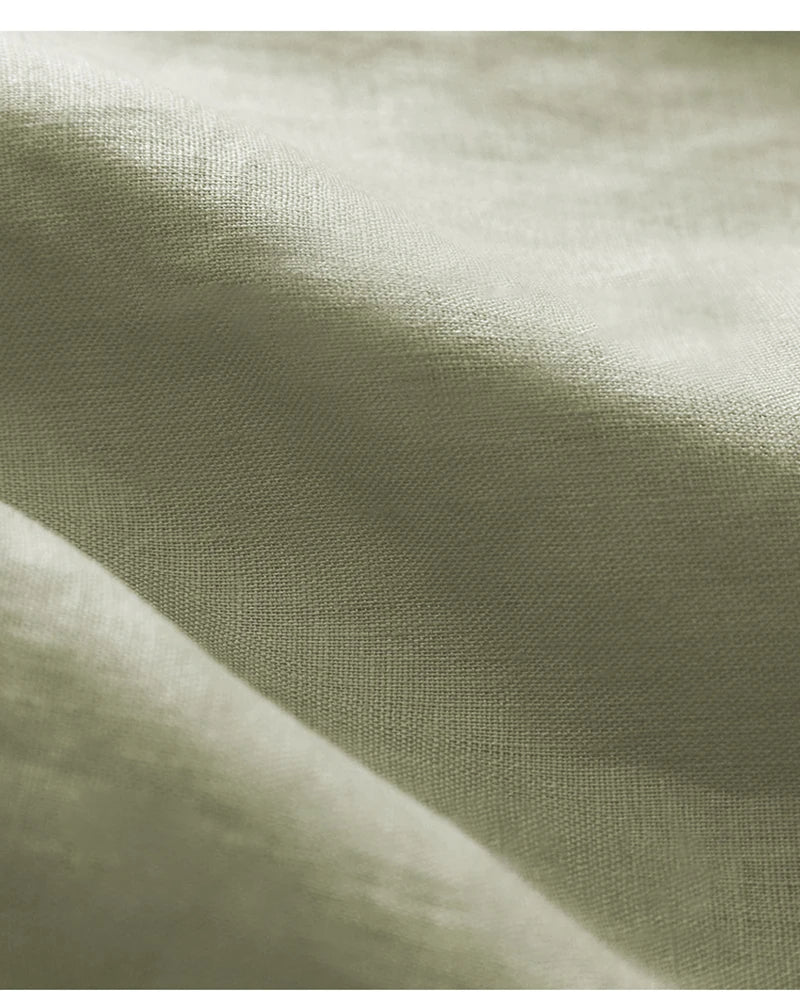Linen Petal Sleeve T-Shirt for Women - Casual Summer Top