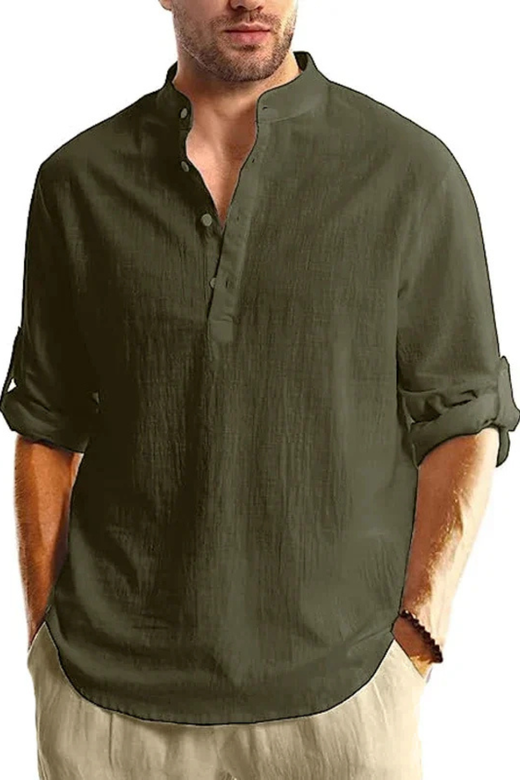 Linen Collared Men's Shirt UK – Smart Casual & Holiday & Resort Wear