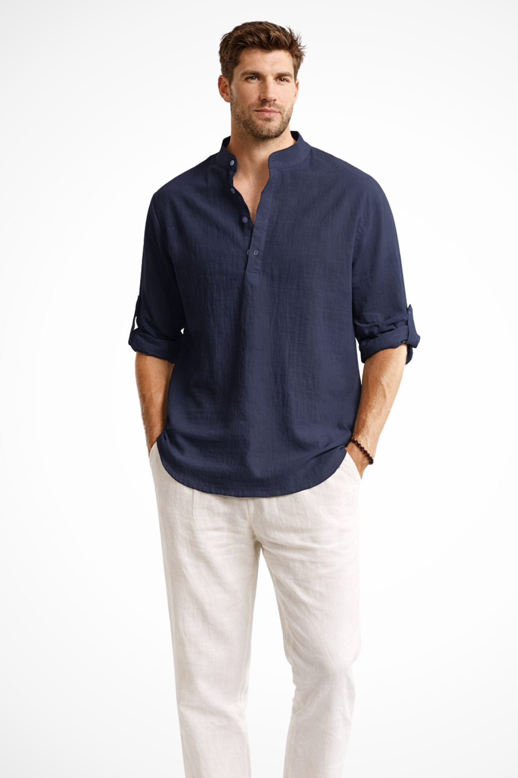 Linen Collared Men's Shirt UK – Smart Casual & Holiday & Resort Wear
