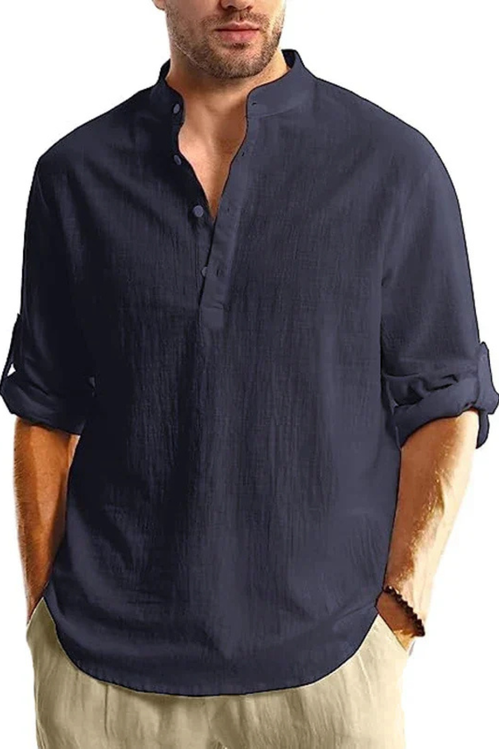 Linen Collared Men's Shirt UK – Smart Casual & Holiday & Resort Wear