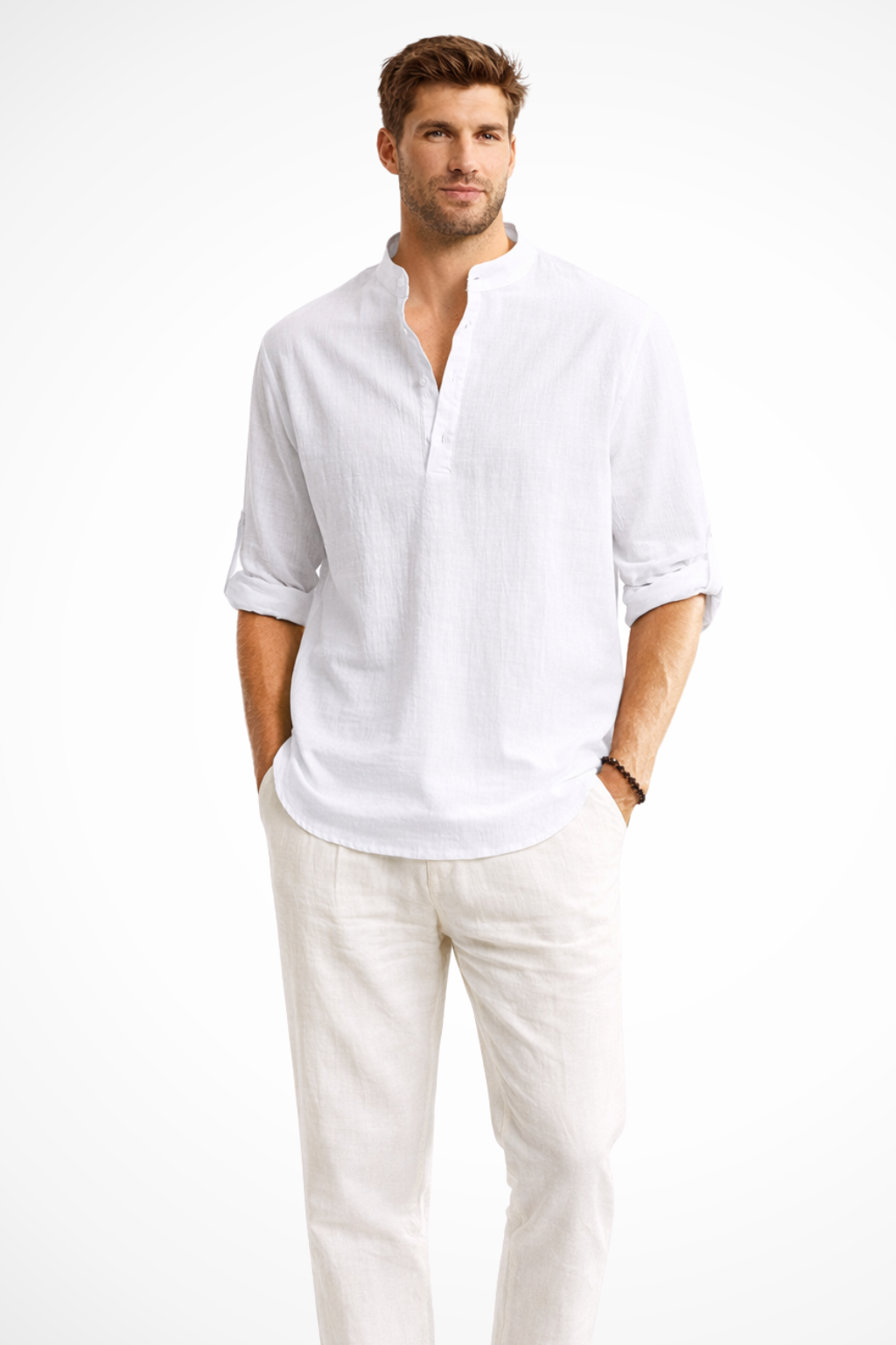 Linen Collared Men's Shirt UK – Smart Casual & Holiday & Resort Wear