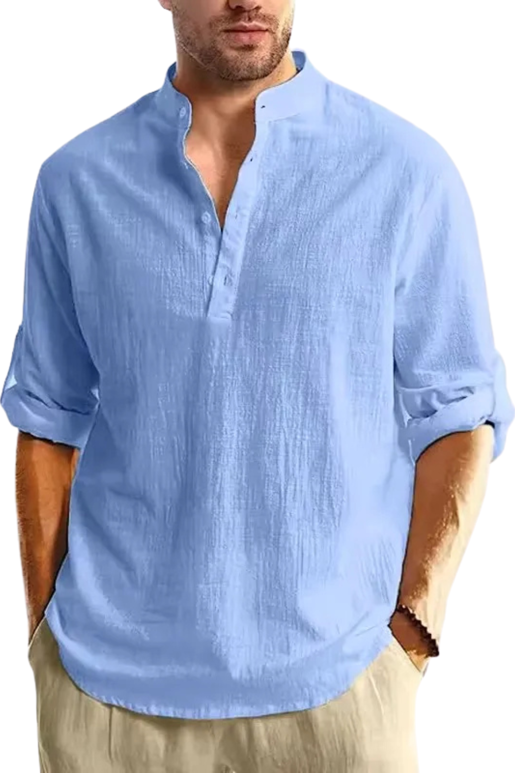 Linen Collared Men's Shirt UK – Smart Casual & Holiday & Resort Wear
