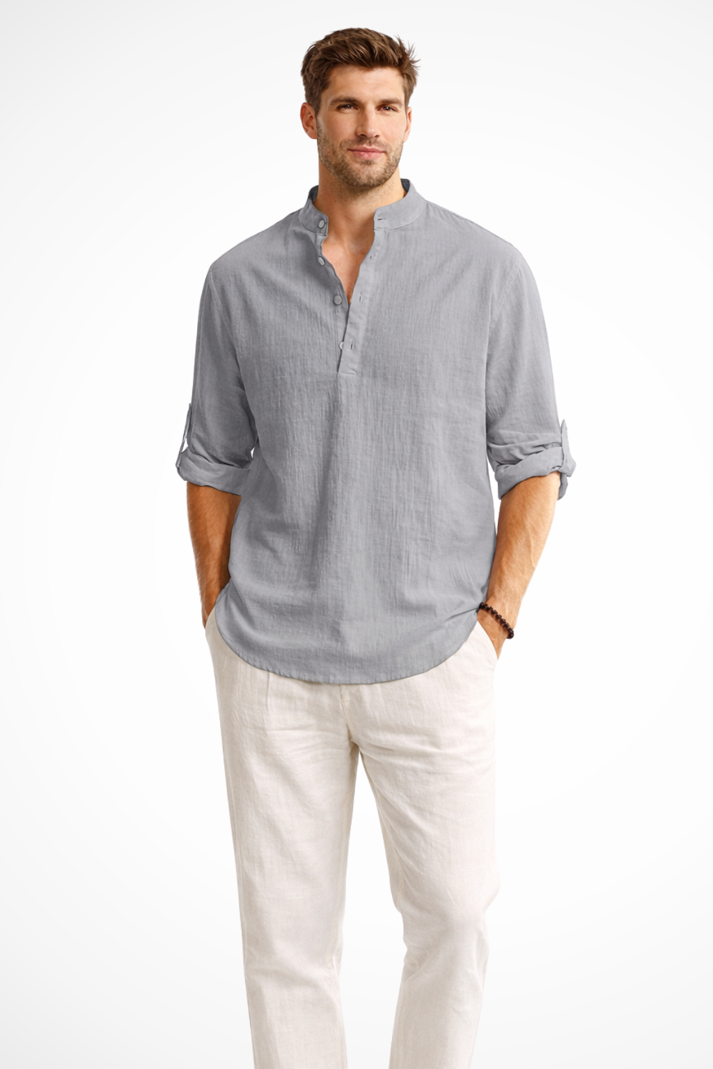Linen Collared Men's Shirt UK – Smart Casual & Holiday & Resort Wear