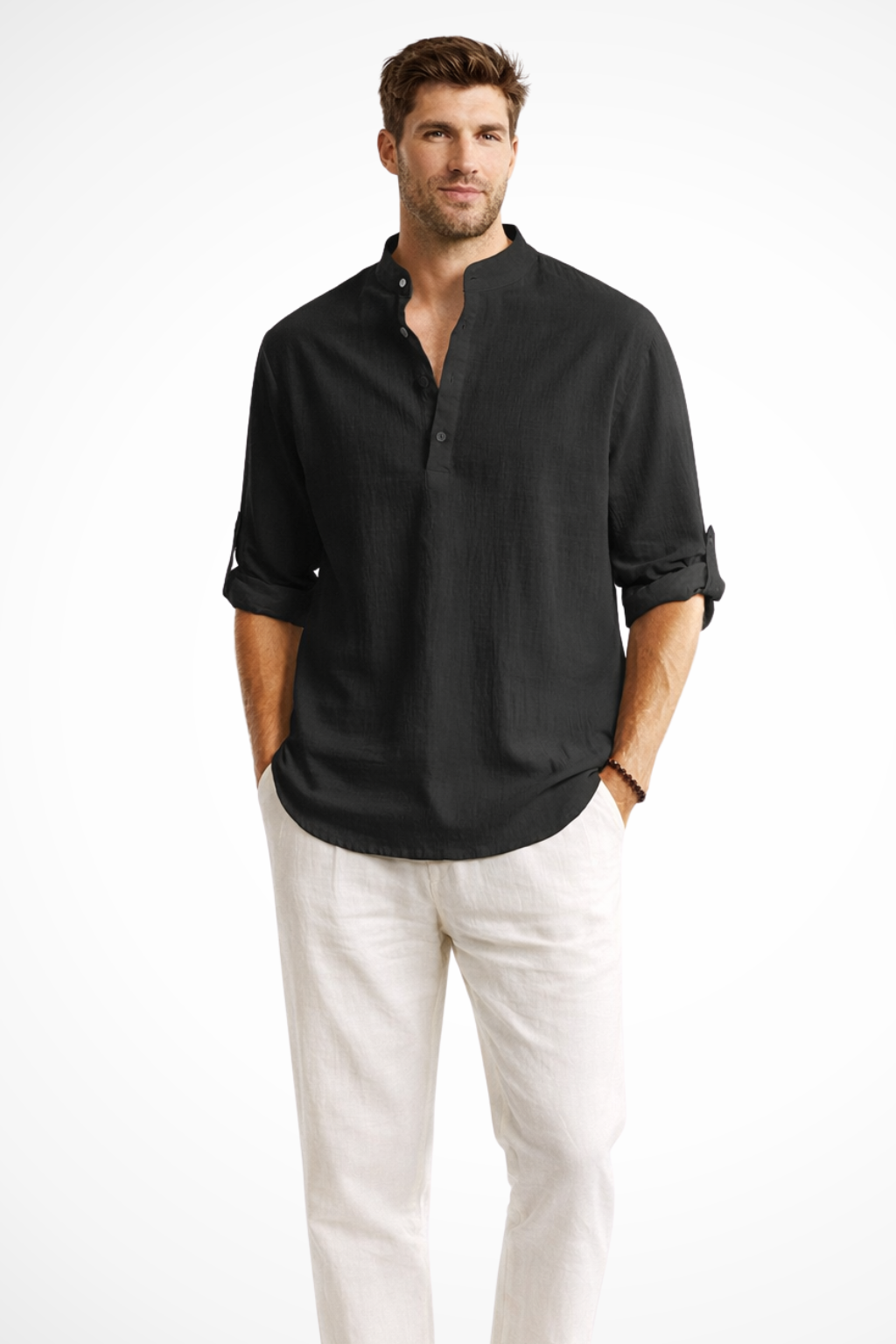 Linen Collared Men's Shirt UK – Smart Casual & Holiday & Resort Wear