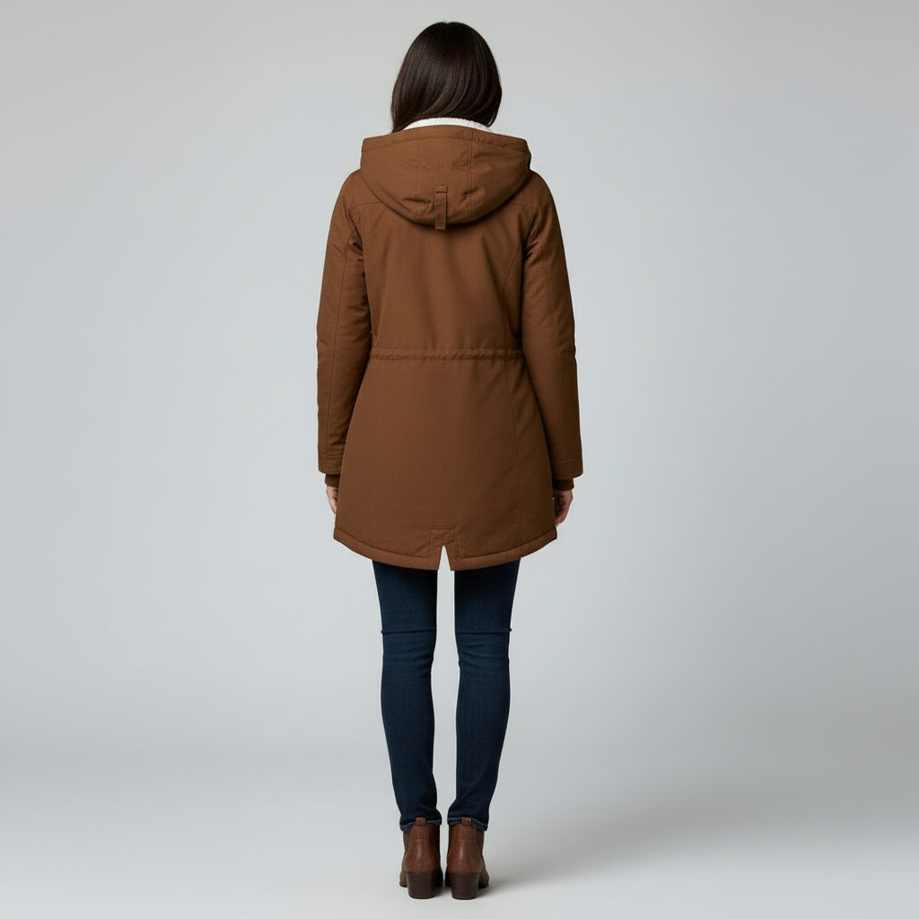Long Waterproof Winter Jacket for Women - Insulated, Stylish Design for Cold Weather Protection