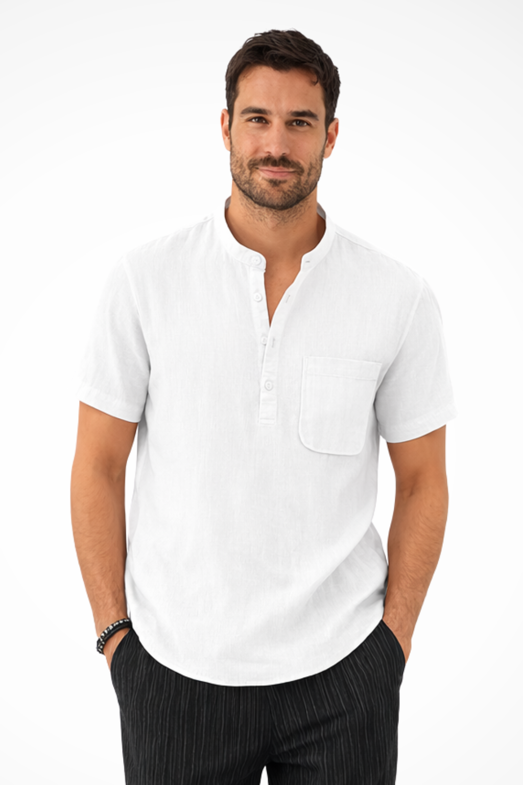 Linen Short Sleeve Men's Shirt UK – Smart Casual & Holiday & Resort Wear