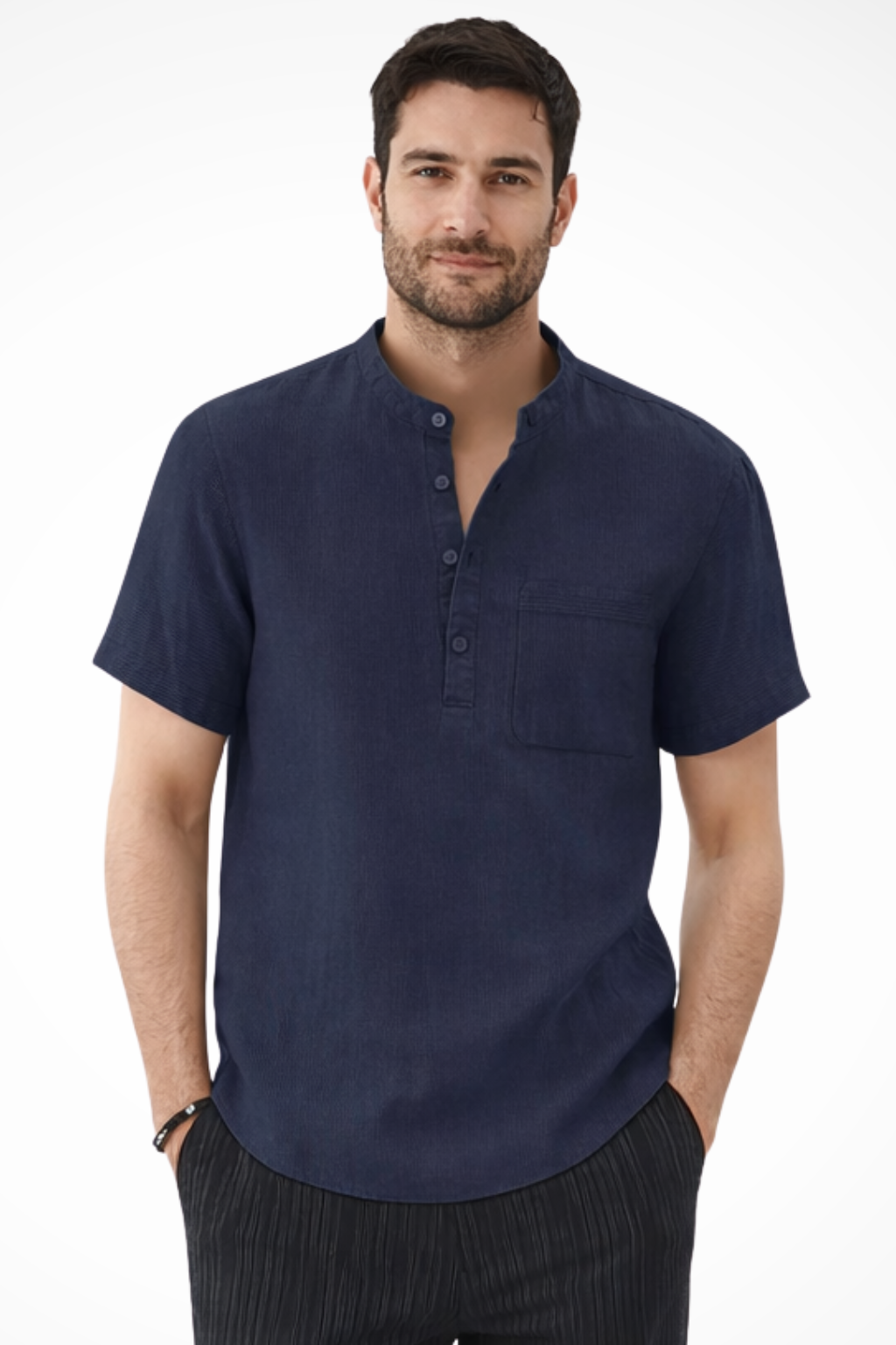 Linen Short Sleeve Men's Shirt UK – Smart Casual & Holiday & Resort Wear