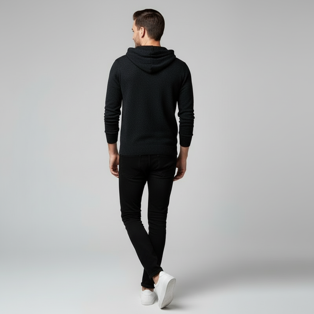 Men's Merino Wool Hoodie | Lightweight, Warm, Casual Wear for Outdoor Activities and Everyday Comfort