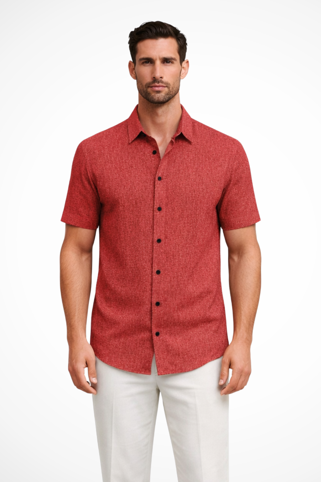 Cotton Short Sleeve Men's Shirt UK – Smart Casual & Holiday & Resort Wear