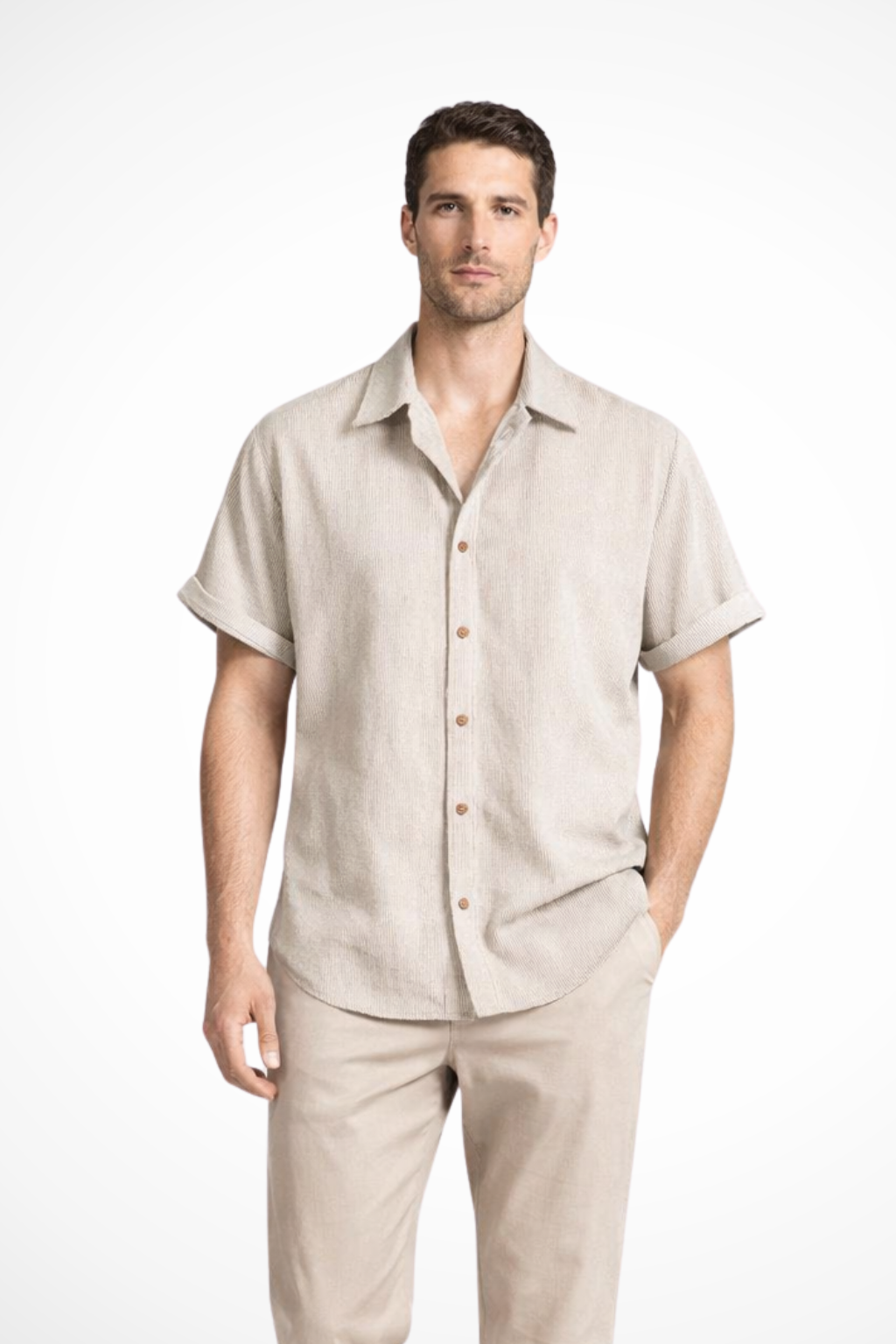 Collared Short Sleeve Men's Shirt UK – Smart Casual & Holiday & Resort Wear
