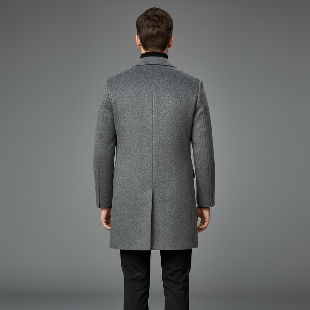 Men's Wool Winter Coat | Classic Design | Warm and Stylish Outerwear for Cold Weather