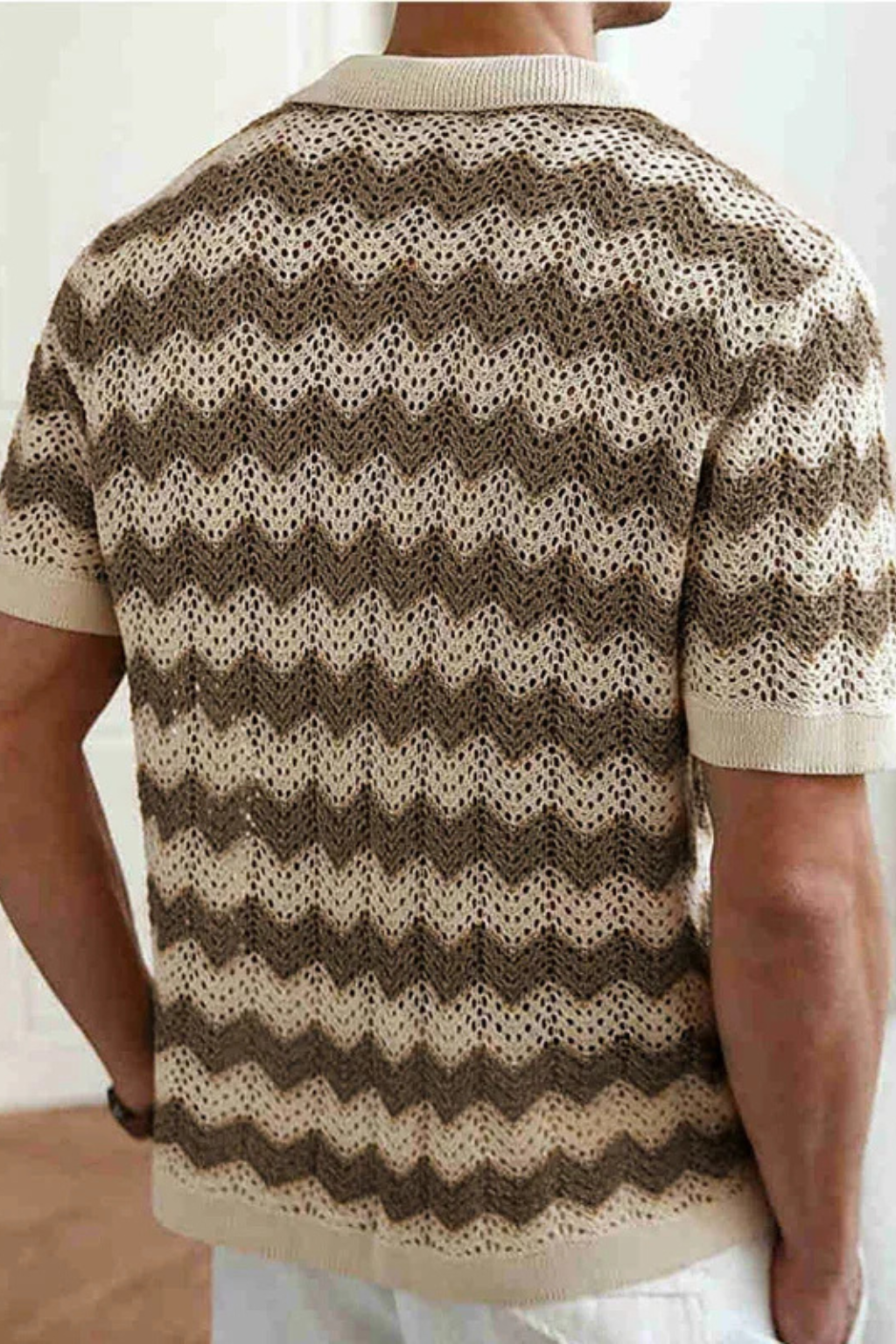 Knit Short Sleeve Men's Shirt UK – Smart Casual & Holiday & Resort Wear
