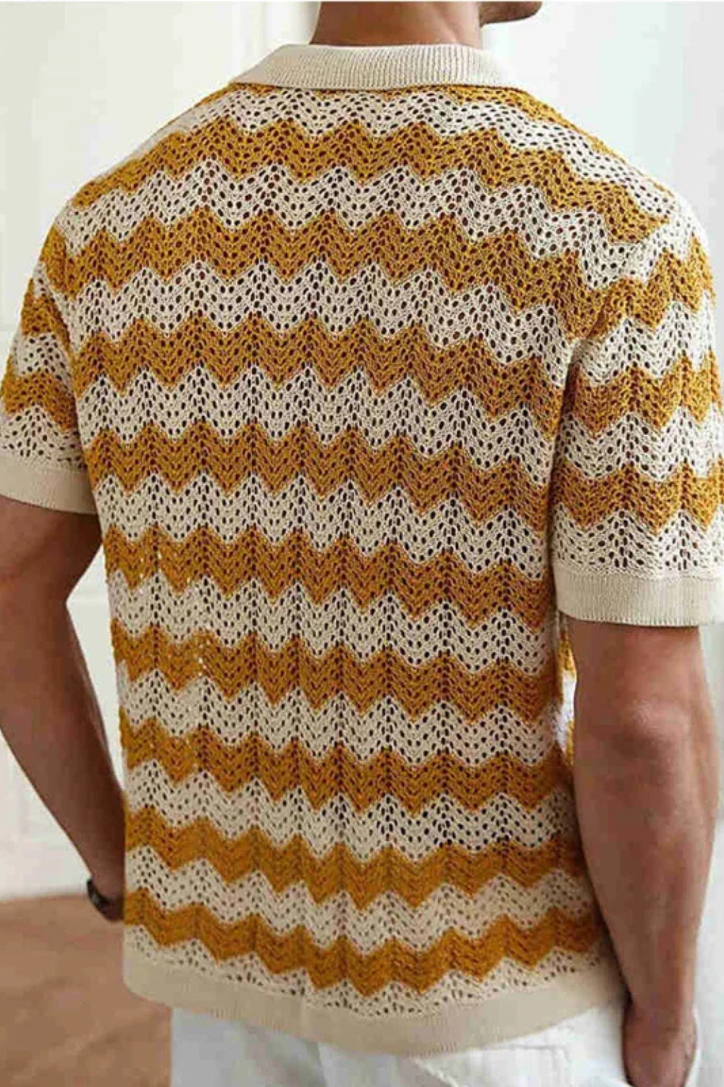 Knit Short Sleeve Men's Shirt UK – Smart Casual & Holiday & Resort Wear