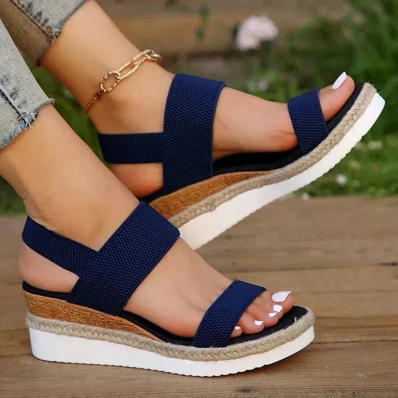 Orthopedic Platform Sandals for Women UK – Smart Casual Holiday Wear Evening Footwear