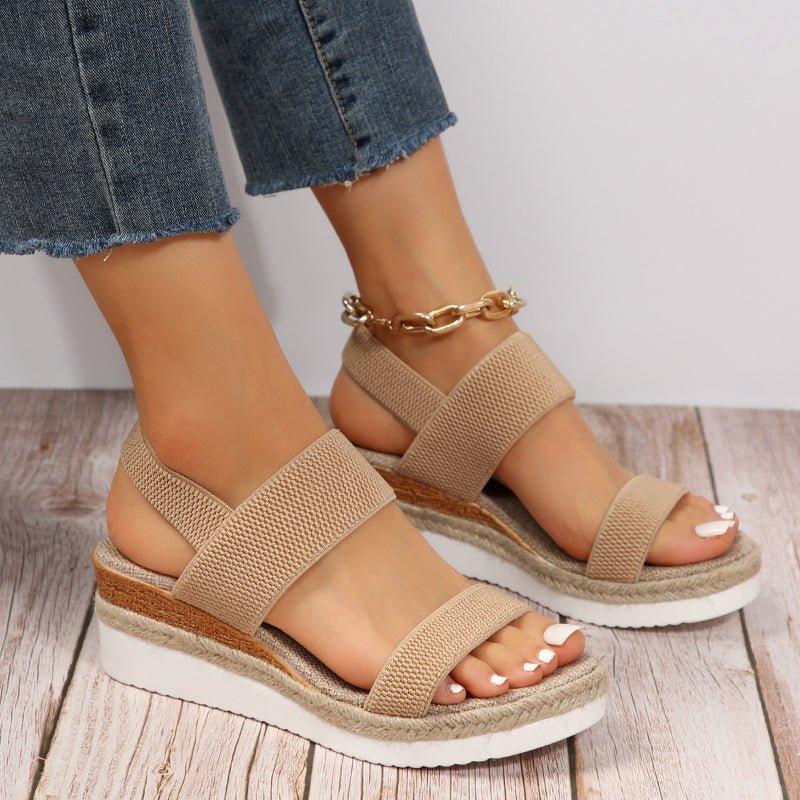 Orthopedic Platform Sandals for Women UK – Smart Casual Holiday Wear Evening Footwear
