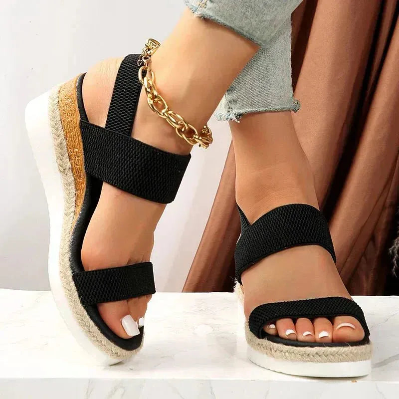 Orthopedic Platform Sandals for Women UK – Smart Casual Holiday Wear Evening Footwear