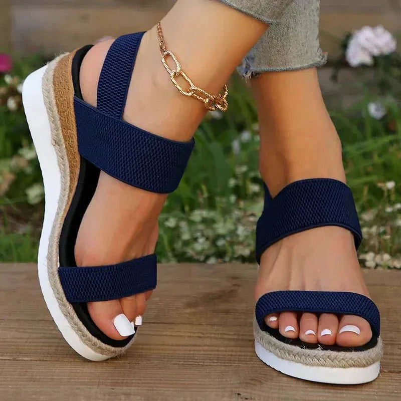 Orthopedic Platform Sandals for Women UK – Smart Casual Holiday Wear Evening Footwear