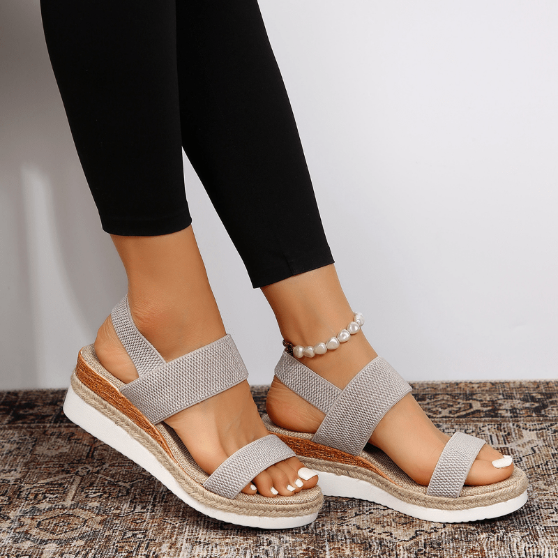 Orthopedic Platform Sandals for Women UK – Smart Casual Holiday Wear Evening Footwear