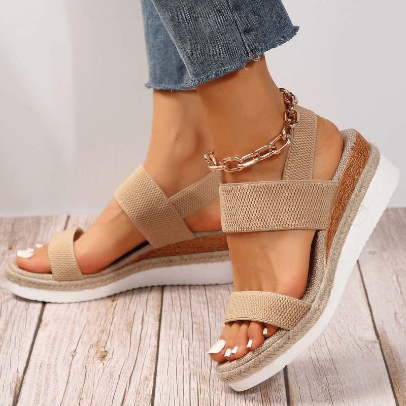 Orthopedic Platform Sandals for Women UK – Smart Casual Holiday Wear Evening Footwear
