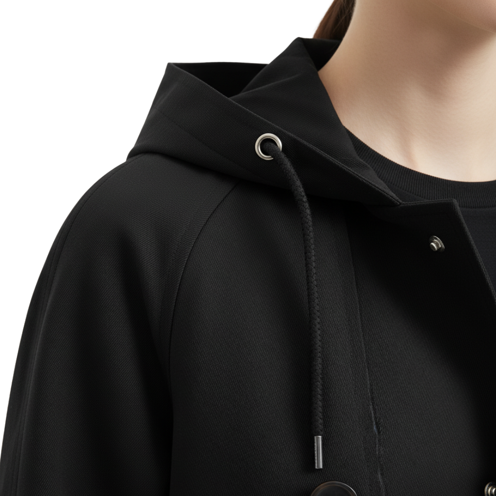 Oversized Trench Coat for Women | Water-Resistant Fabric | Stylish Outerwear for Fall/Winter
