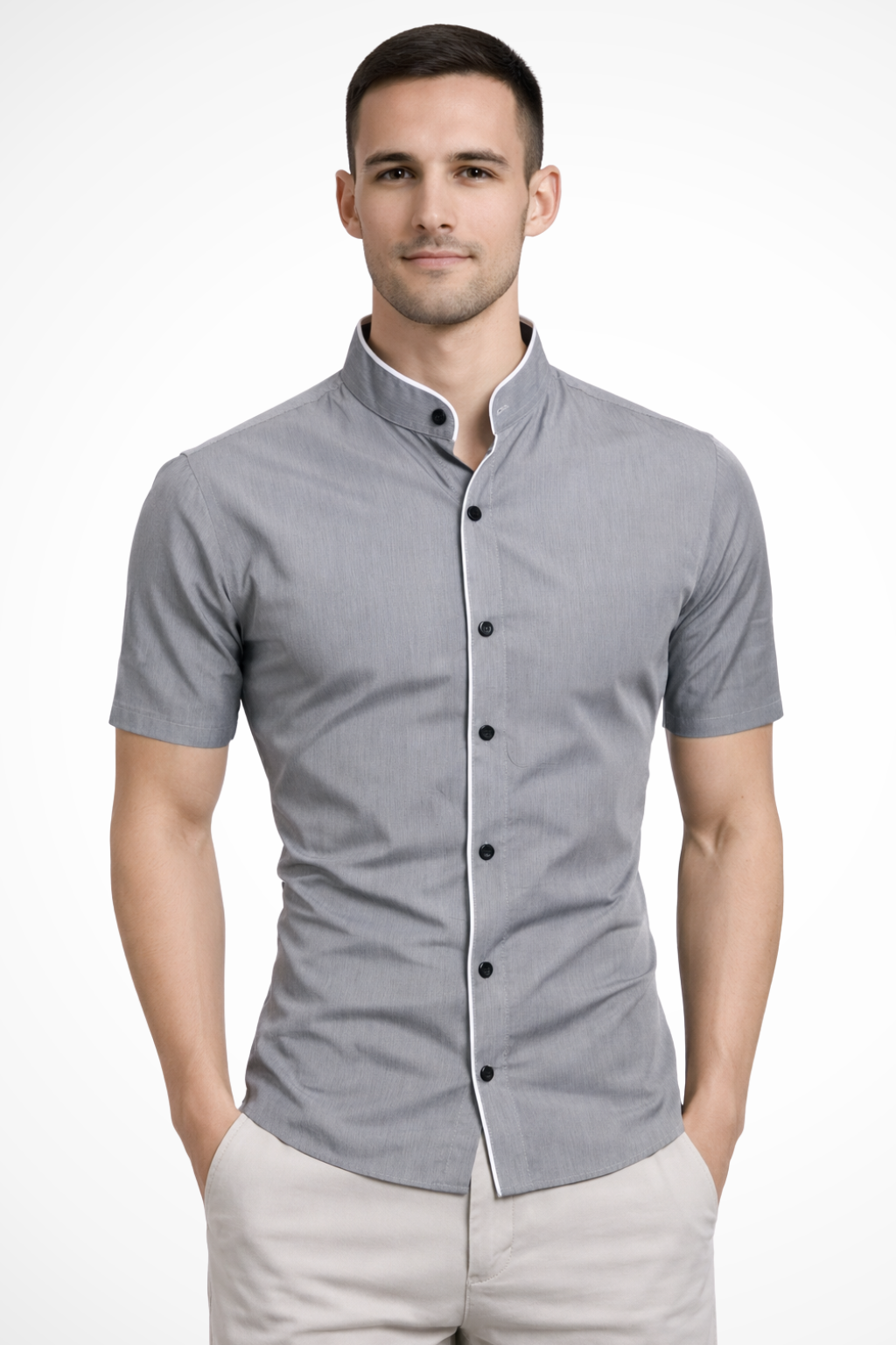 Collared Short Sleeve Men's Shirt UK – Smart Casual & Holiday & Resort Wear