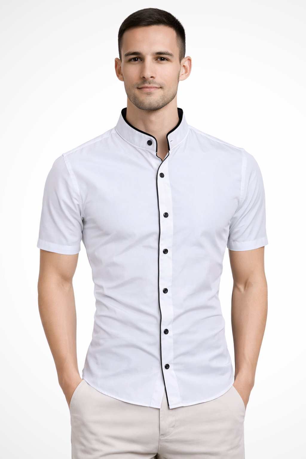 Collared Short Sleeve Men's Shirt UK – Smart Casual & Holiday & Resort Wear