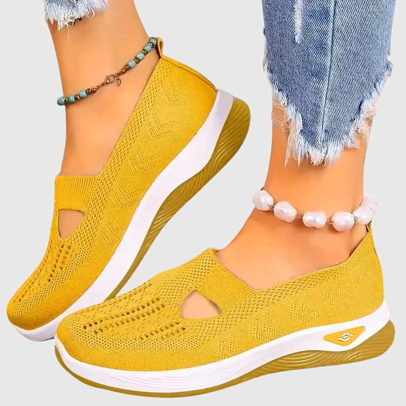 Orthopedic Slip-On Shoes for Comfort | Breathable Fabric | Casual Footwear
