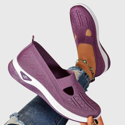 Orthopedic Slip-On Shoes for Comfort | Breathable Fabric | Casual Footwear