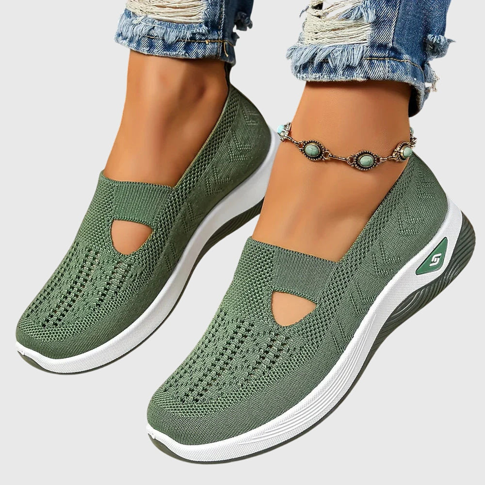 Orthopedic Slip-On Shoes for Comfort | Breathable Fabric | Casual Footwear