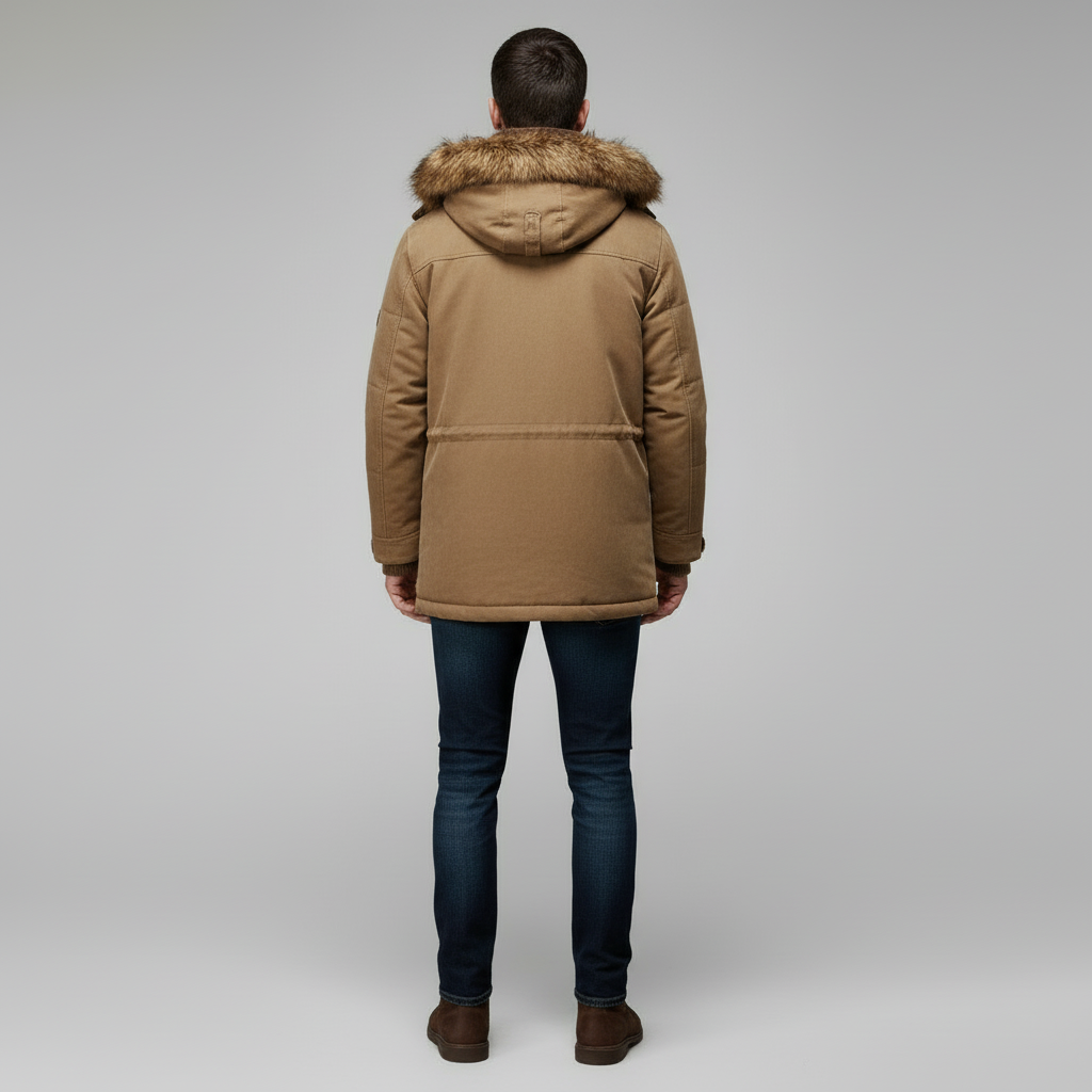 Thick Winter Coat for Men | Insulated Warm Outerwear | Casual Style | Perfect for Cold Weather Wear