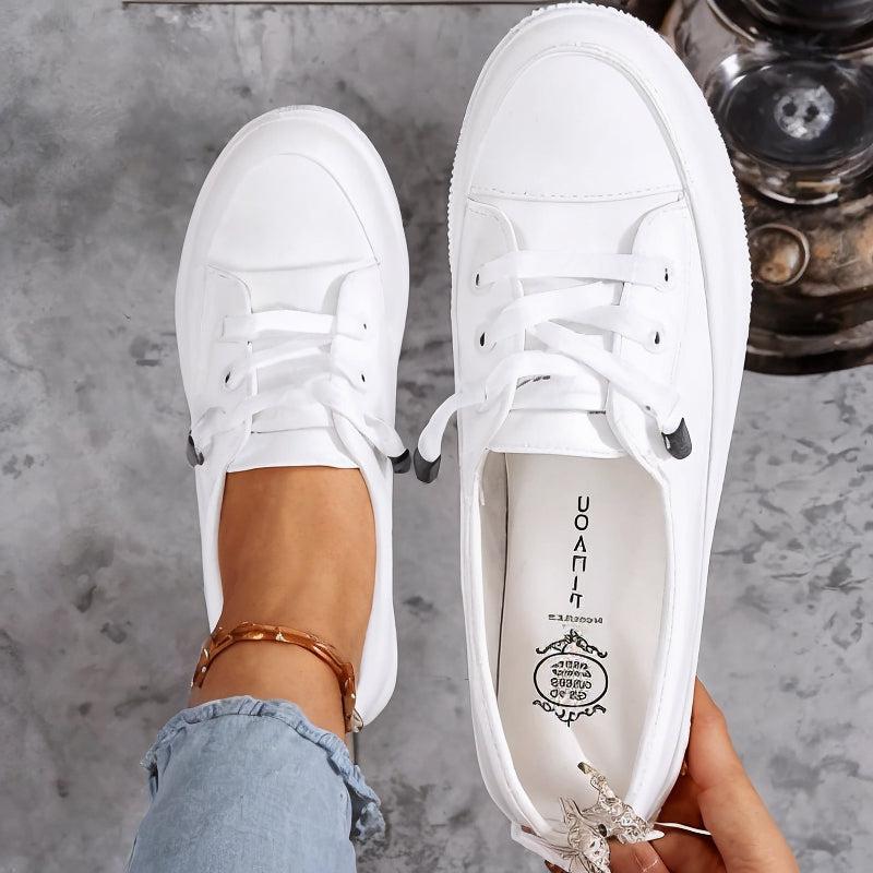 White Orthopedic Sneakers for Women UK – Comfortable Footwear, Smart Casual & Holiday Wear