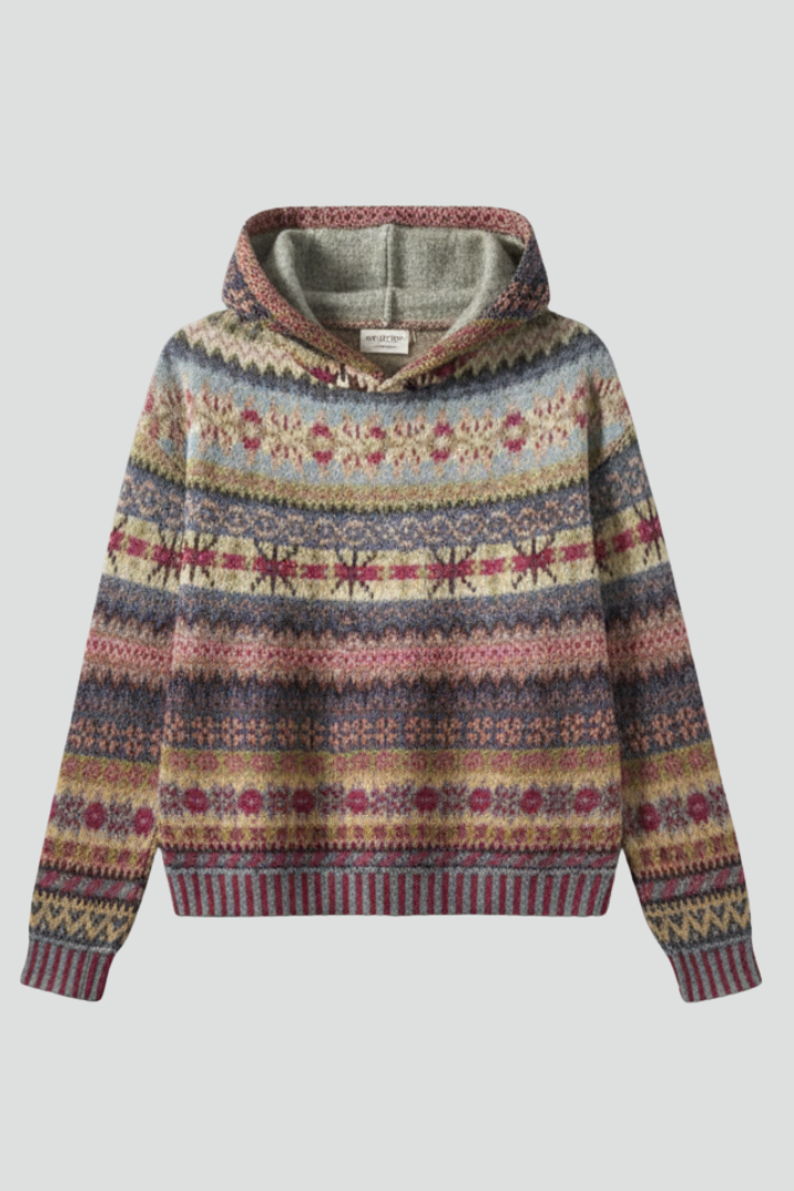 Women's Hoodie with Hood and Ribbed Cuffs – Casual Wear, Everyday Comfort