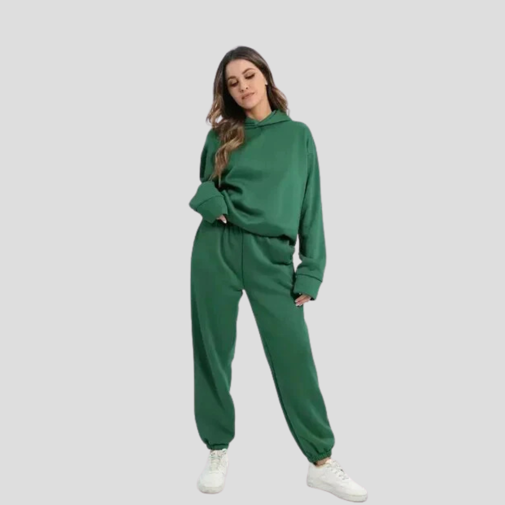 Women's Hoodie and Jogger Set Relaxed Lounge Wear – Casual, Everyday