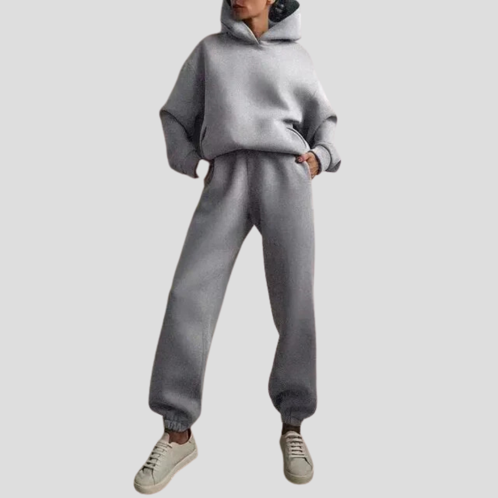 Women's Hoodie and Jogger Set Relaxed Lounge Wear – Casual, Everyday