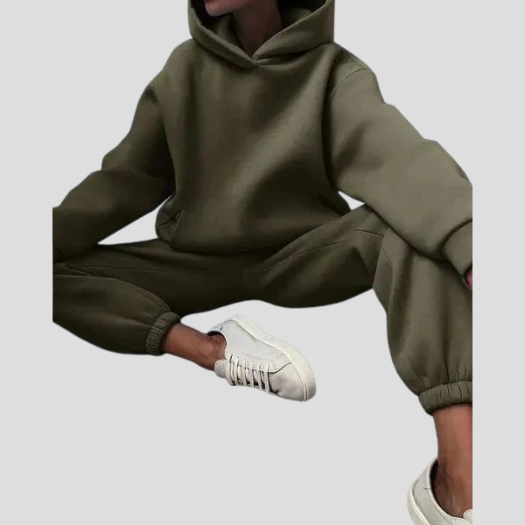 Women's Hoodie and Jogger Set Relaxed Lounge Wear – Casual, Everyday