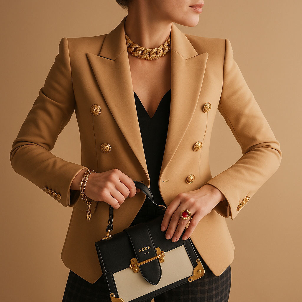 Women's Long Elegant Blazer | Tailored Fit, Lightweight Fabric, Perfect for Office or Evening Wear