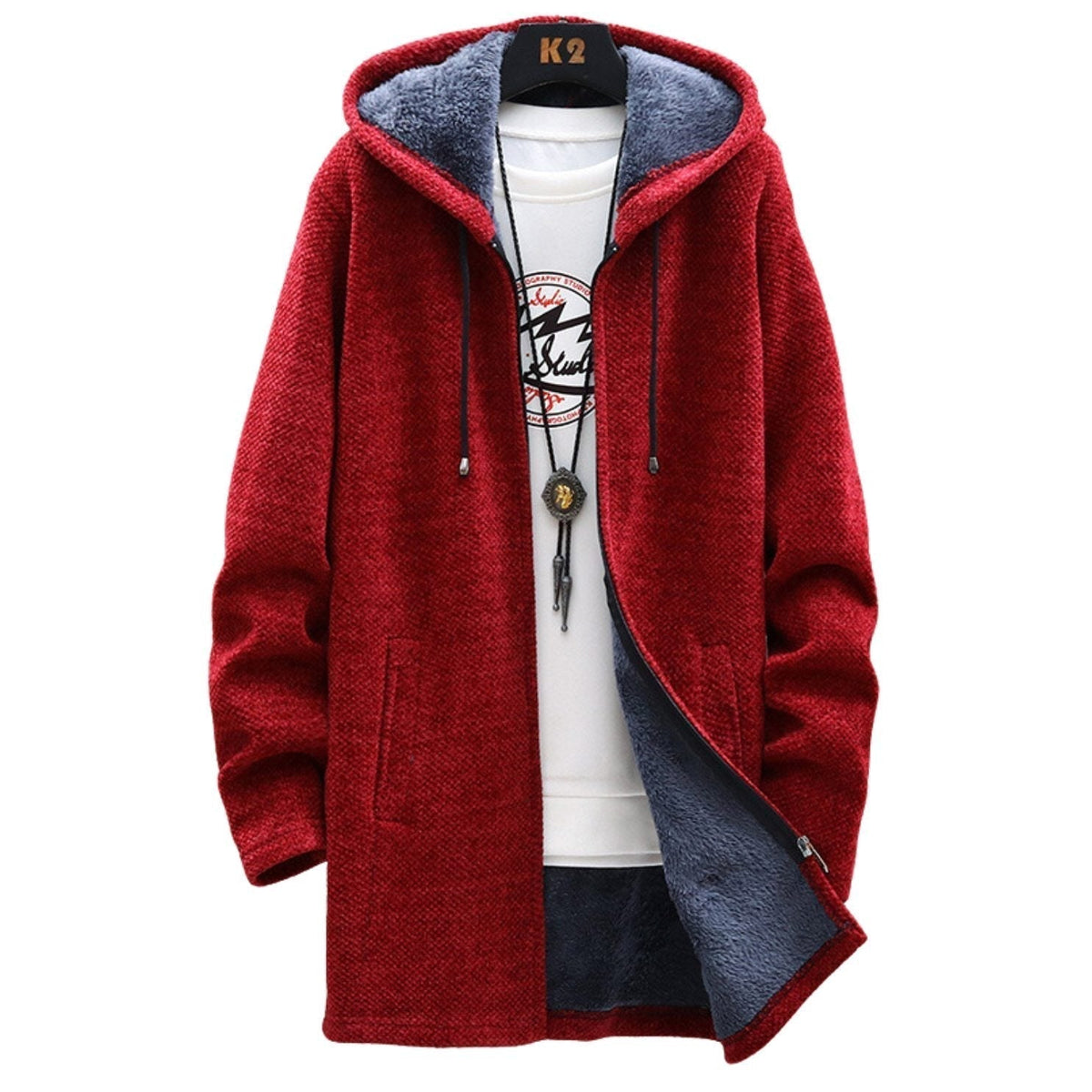 Women's Longline Zip Hoodie – Casual, Everyday Wear